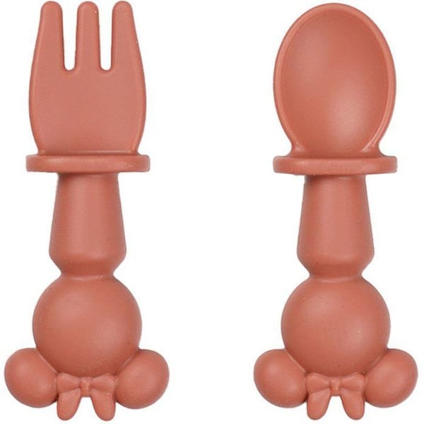 S�T MED 2 SILIKONEBESTIK - 2 DELS silikonebestiks�t MINNIE