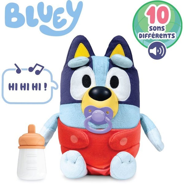 Plysdyr - BLUEY - Baby Bluey - 28 cm - Fra 3 �r Plysdyr - BLUEY - Baby Bluey - 28 cm - Fra 3 �r