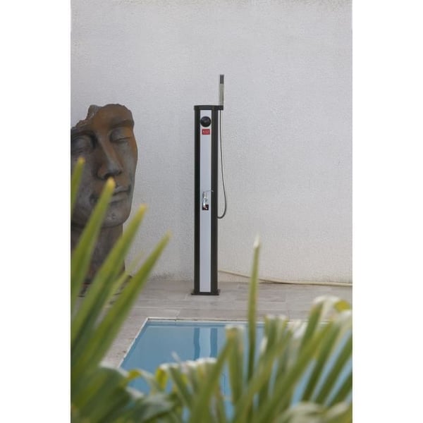 Aurinkokoulun ulkoinen suihku Solaris Elite - 18L -s�ili� - sekoitin ja suihku - tiivist� - �15 x H118 cm