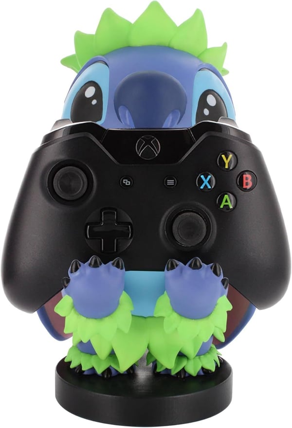 Disney Stitch Hula-figur - EXQUISITE GAMING - Cable Guys - Hållare för hörlurar, smartphone eller litet tillbehör - 20 cm