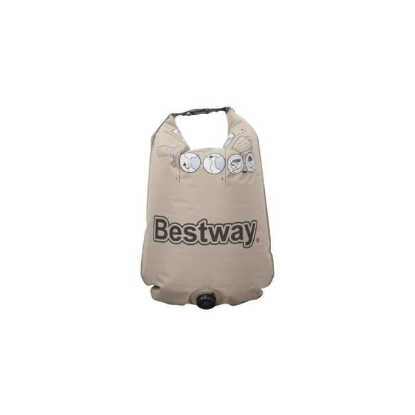 Bestway Roll & Relax Dobbeltmadras 203x183x22 cm Oppustelig og Camping 67703