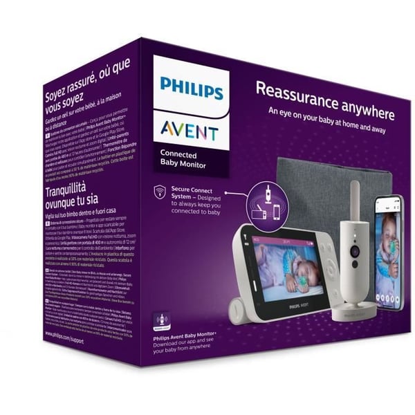 Ansluten videomonitor - PHILIPS AVENT - SCD953/26 - Silkwhite