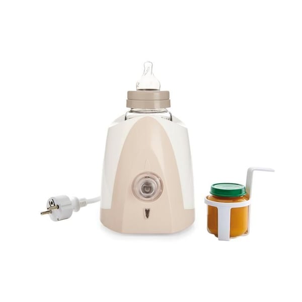 Biberon varmeapparat + 230 ml glasflaske + flaskeflaske + dosserboks med m�lk + sm�k + kasse En slikkepind
