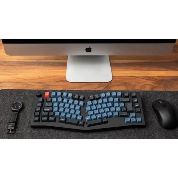 Mekaaninen pelin�pp�imist� - Ruskea mekaaninen kytkin - KEYCHRON Q10 - ANSI - RGB-taustavalaistus