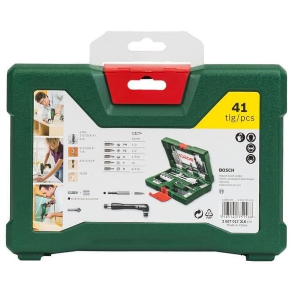 BOSCH-tarvikkeet - v-line-laatikko (41kpl)