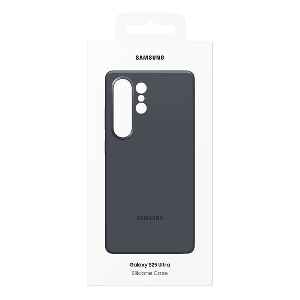Galaxy S25 Ultra musta silikonikuori