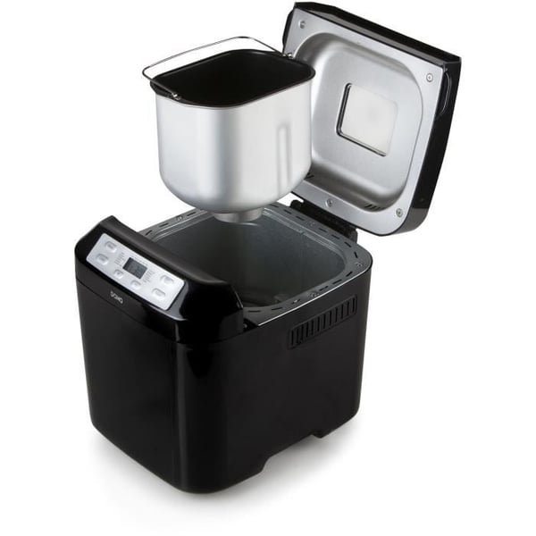 DOMO - Automatisk br�dmaskine - B3974 - 12 programmer - Timer programmerbar op til 13 timer - Sort