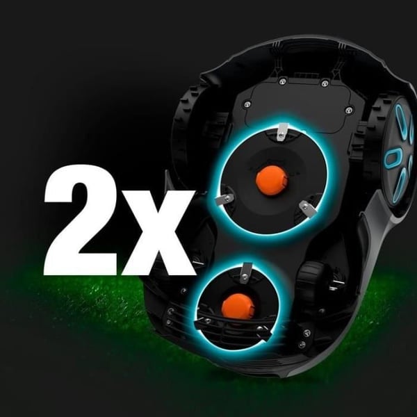 Robottiruohonleikkuri - GARDENA - Smart SILENO Free 1200 - Ilman rajauskaapeleita - Pinta-ala 1200 m� - Sis�lt�� smart Gatewayn