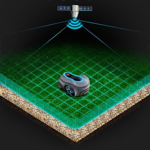 Robottiruohonleikkuri - GARDENA - Smart SILENO Free 1200 - Ilman rajauskaapeleita - Pinta-ala 1200 m� - Sis�lt�� smart Gatewayn