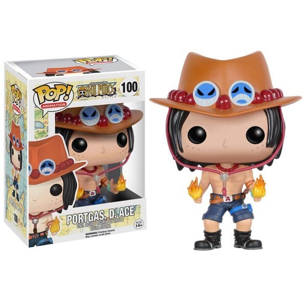 Figur - Funko - Portgas D. Ace - 10 cm - One Piece - Pop! Kollektion