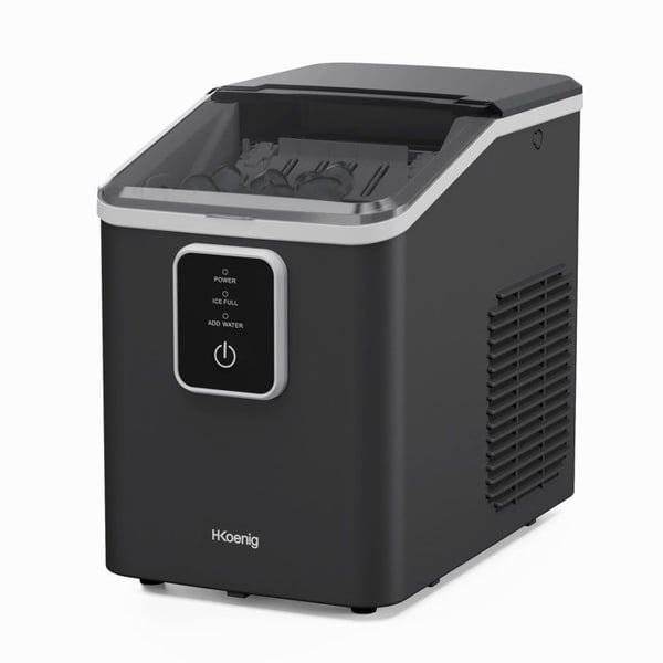HKoeNIG J��palakone - KUB12 - Jopa 12 kg j��paloja p�iv�ss� - 6-13 minuutin tuotantoaika - 120 W - Musta