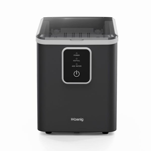 HKoeNIG J��palakone - KUB12 - Jopa 12 kg j��paloja p�iv�ss� - 6-13 minuutin tuotantoaika - 120 W - Musta