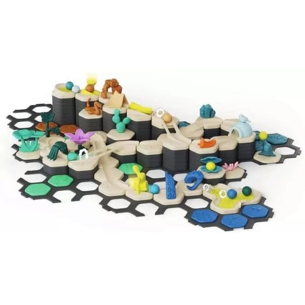 Gravitrax Junior - Aloitussetti XXL My Planet 184 osaa - Marmoripiiri - Luova rakennuspeli - Ages 3 - Ravensburger