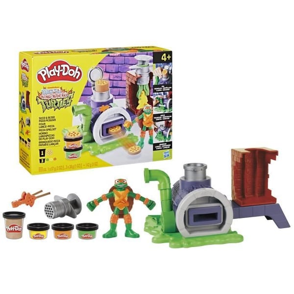Play-Doh Teinimutanttininjakilpikonnat Pizzaheitin, muovailuvahasarja