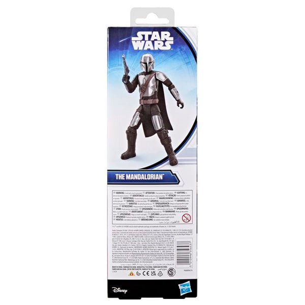 Mandalorian 30 cm actionfigur, Titan-serien, superhelteleget�j til b�rn, Star Wars, alder 4+