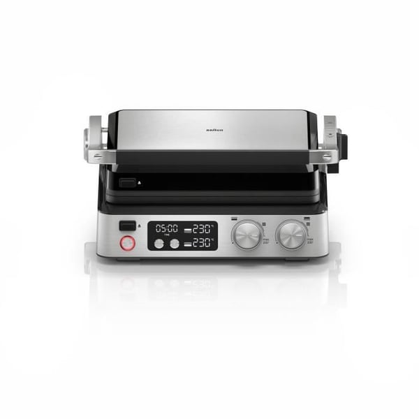 Monitoimigrilli - BRAUN - Monitoimigrilli 7 - 2000 W - 3 l�mmitysasentoa - Musta/Ter�s