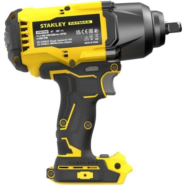 Iskuavain - STANLEY FATMAX V20 - SFMCF940B-XJ - 1/2 Harjaton 950 Nm - Litium 18V - Ilman akkua