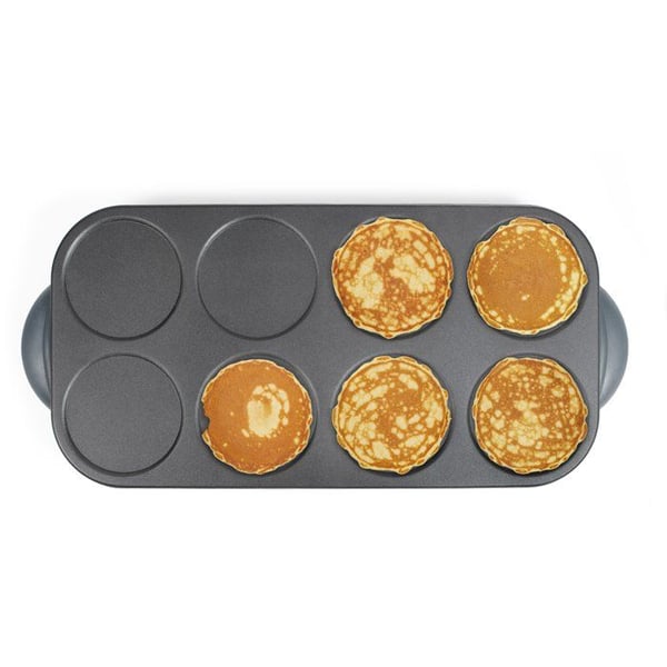 Maxi Crepe Party - LIVOO - DOC186G - 1500 W - 8 mini-crepes � 12 cm - Non-stick bel�gning - Sort