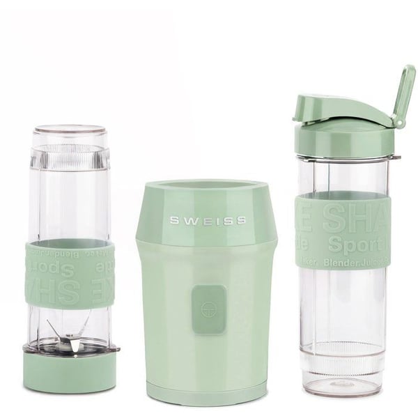 Minitehosekoitin - SWEISS - MOOV7 - 300 W - 570 ml - 2 pulloa - Vihre�