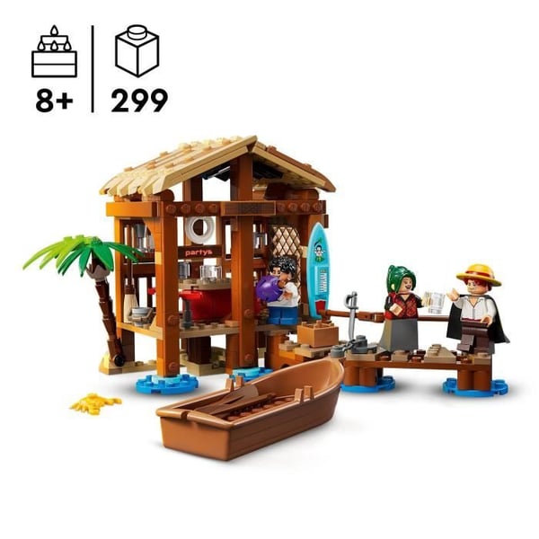 LEGO ONE PIECE 75636 Fuchsia Landsbybar - Byggeleget�j til drenge fra 8 �r