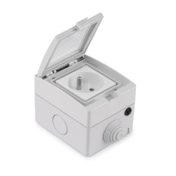 Udend�rs stikkontakt - KONYKS - Pluviose FR - WiFi - Hvid
