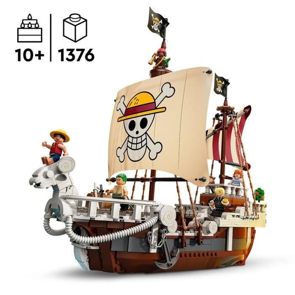 LEGO ONE PIECE 75639 Piratskib Sejlende Lykkeligt - Bygges�t til Drenge 10 �r