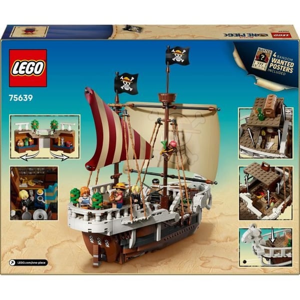LEGO ONE PIECE 75639 Piratskib Sejlende Lykkeligt - Bygges�t til Drenge 10 �r