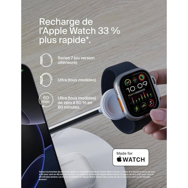 Ladestation - BELKIN - Qi1 - 3-i-1 - 15 W - Hvid