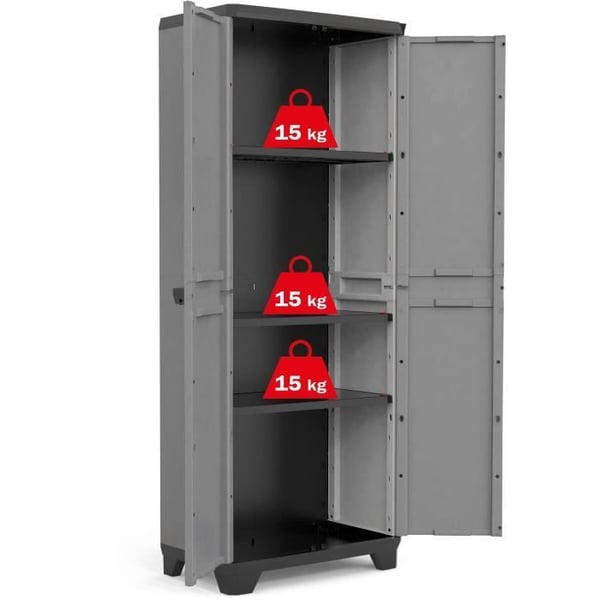 Kis Stilo korkea puutarhakaappi 65 x 39 cm x K173