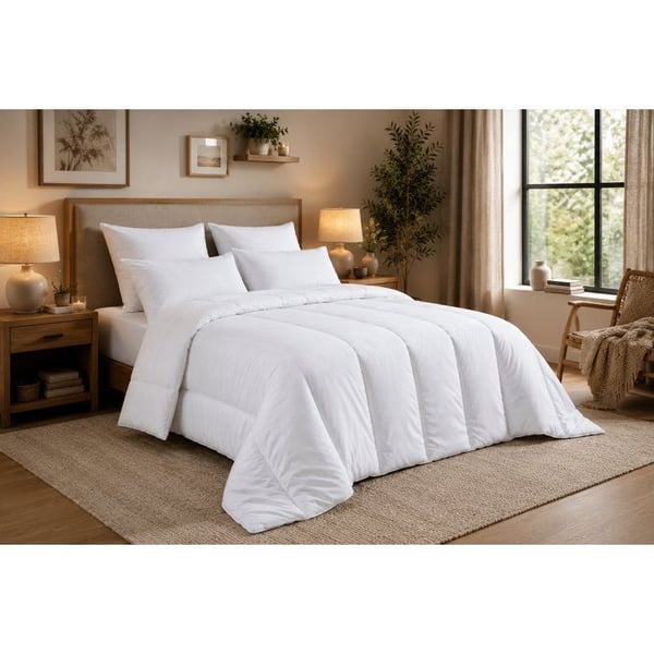 Anti-kvalster tempererat täcke - 300 gr/m² - BLANREVE - 240 x 220 cm - Vit