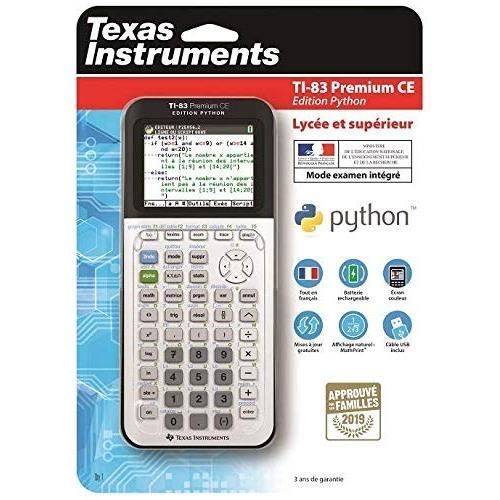 Texas Instrument TI-83 Premium CE Python-lommeregner