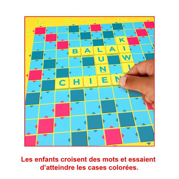 SCRABBLE - Scrabble Junior - Lautapeli - Ohje lukemisen ja sanamuotojen oppimisessa