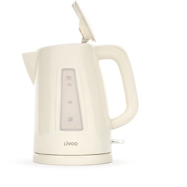 Vedenkeitin - LIVOO - DOD184C - 2200 W - 1,7 L - 360� k��ntyv� jalusta - Luonnonvalkoinen
