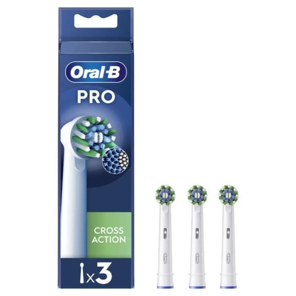 Oral-B Pro Cross Action -hammasharjasp��t, 3 kpl:n pakkaus
