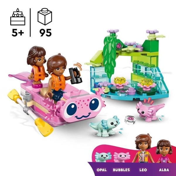LEGO Friends 42681 Axolotl Eventyrb�d - Bygges�t fra 5 �r - Minifigurer