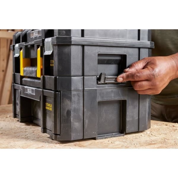 STANLEY Tstak-Fatmax suuri laatikkolaatikko 6 irrotettavalla lokerolla 9,5 l - 44 x 33,17 x 17,6 cm - FMST1-71968