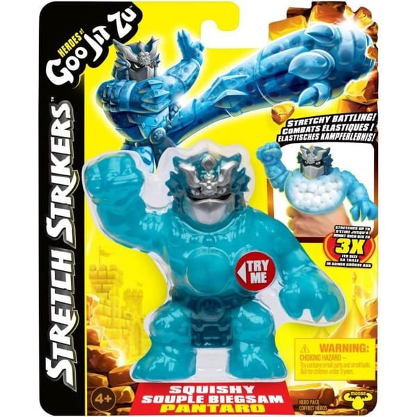 Stretch Strikers Figur 11 cm (Random Assst) - HEROES OF GOO JIT ZU - Slimede helte med krigerrustning