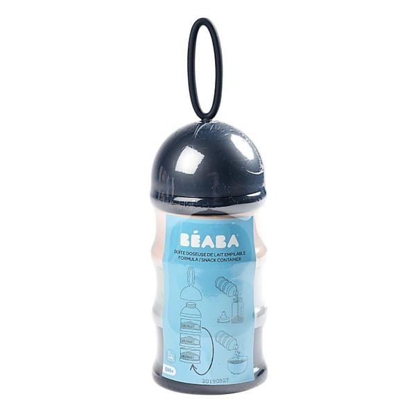 BEABA Stabelbar m�lkedispenser (m�rkebl� + gr� + lyser�d)