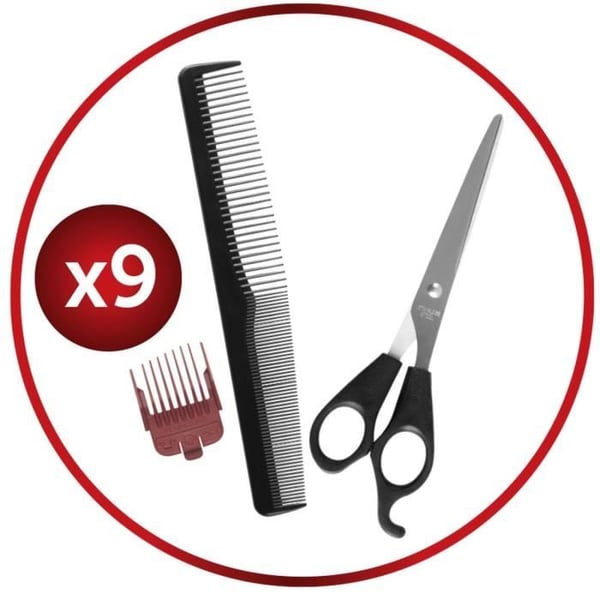 Hårtrimmer REMINGTON HC550 Easy Fade Pro Hair Sladdlös Vattentät Fasta skärguider, gradient och öronguider