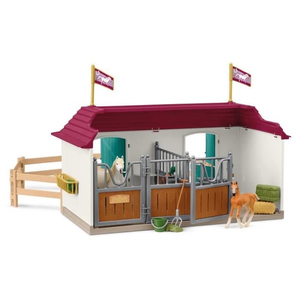 Lakeside Large Equestrian Center Box, SCHLEICH 42706, Horse Club, Fra 4 �r gammel
