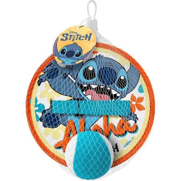 Boldfangstspil - DISNEY - Stitch - 2 padler med velcro