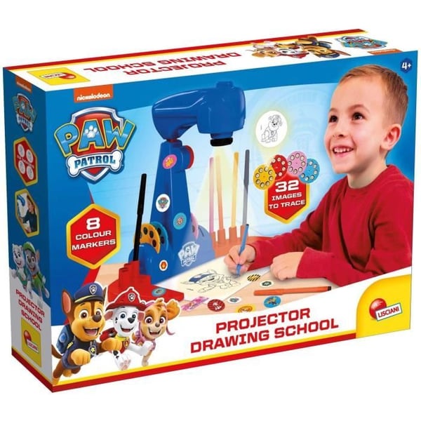 Piirustusprojektori - LISCIANI - Paw Patrol -piirustuskoulun projektori