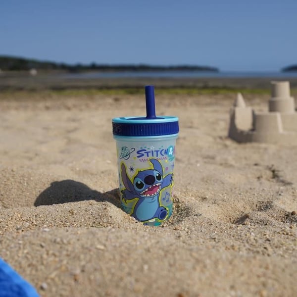 Pillimuki - THERMOBABY - LILO & STITCH - 420 ml - Vuotamaton - BPA-vapaa