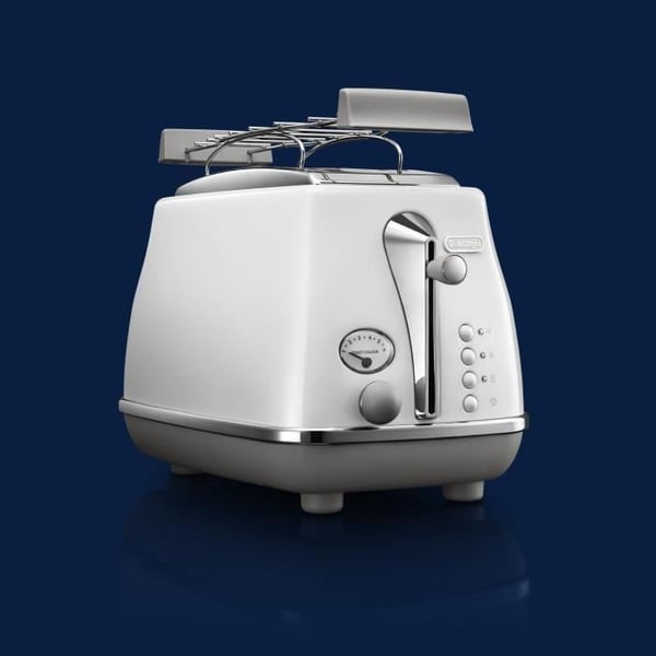 Leiv�npaahdin - DELONGHI - CTOC2103.W - 900 W - 2 paikkaa - Valkoinen
