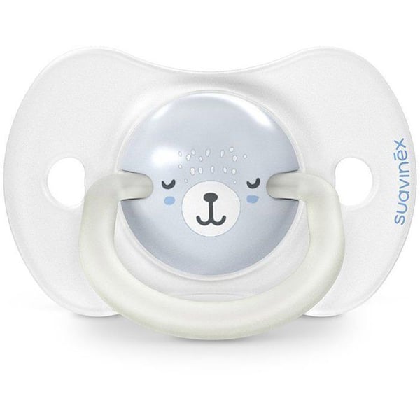 Pakke med 2 symmetriske sutter - SUAVINEX - Night&Day Wild&Free - SX Pro - 6 til 18 m�neder - Bl�