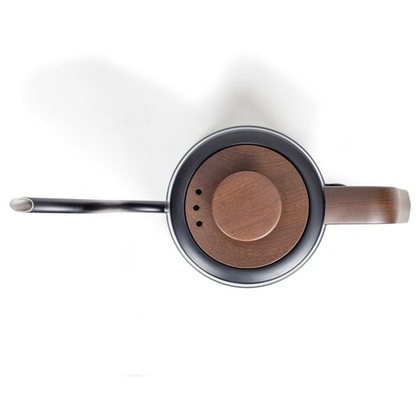 Joutsenkaulavedenkeitin - LIVOO - DOD206 - 1360 W - 1 L - 360� k��ntyv� jalusta - Musta/ruskea