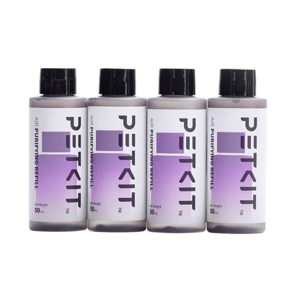 Pakke med 4 rensende refills - PETKIT til deodoriserende sprayetui - PETKIT - PURA AIR Smart