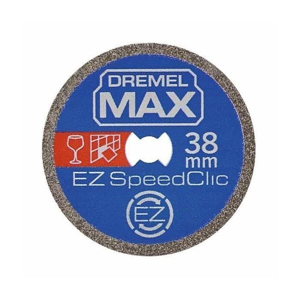 Dremel Max S545 EZ SpeedClic eritt�in kest�v� timanttiter� - �38 mm kovat materiaalit