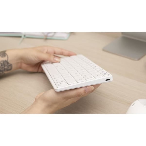 TKL-n�pp�imist� - BLUESTORK - Ladattava Bluetooth for Mac - Valkoinen