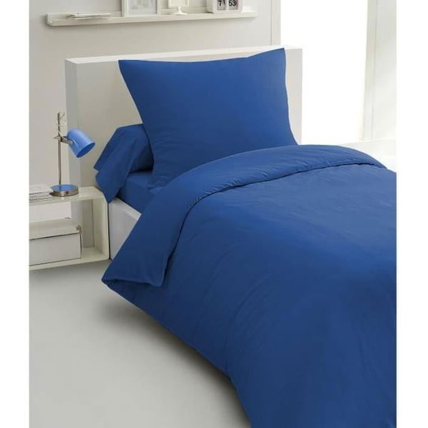 2-delat påslakanset - HOME LINGE PASSION - HP72074 - 82 g mikrofiber - 140 x 200 cm - Blå
